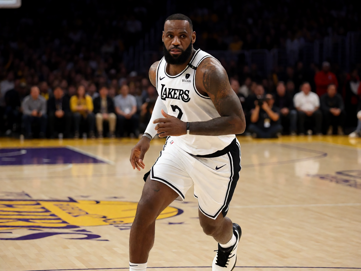 NBA湖人队比赛画面